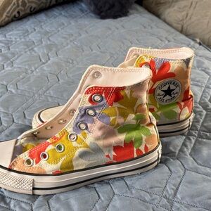 Converse Kids' Floral High-Top Sneakers
